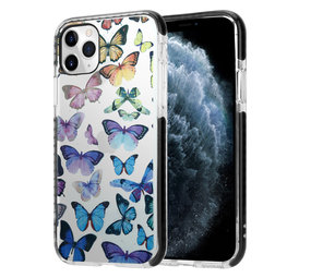 ShieldCase Coque iPhone 11 Pro Max Rainbow Butterflies ShieldCase Coque iPhone 11 Pro Max Rainbow Butterflies