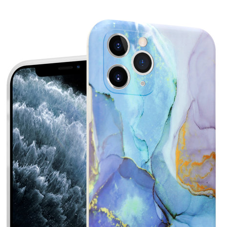 ShieldCase ShieldCase Coque avec protection caméra iPhone 11 Pro Max Sky is The Limit Marble ShieldCase ShieldCase Coque avec protection caméra iPhone 11 Pro Max Sky is The Limit Marble
