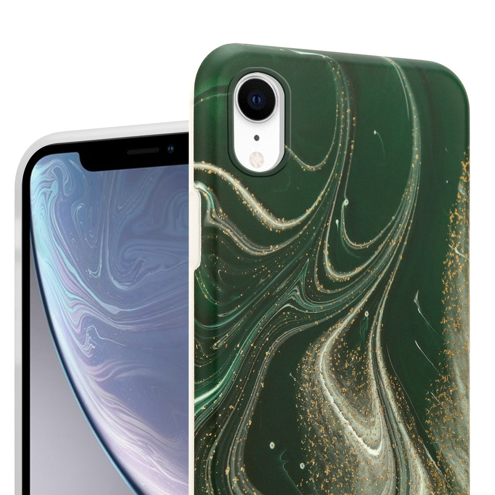ShieldCase ShieldCase Coque avec protection caméra iPhone Xr Green Garden Marble ShieldCase ShieldCase Coque avec protection caméra iPhone Xr Green Garden Marble