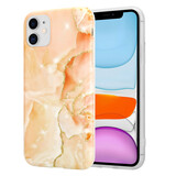 ShieldCase Coque iPhone 11 Peachy Dreamy Marble