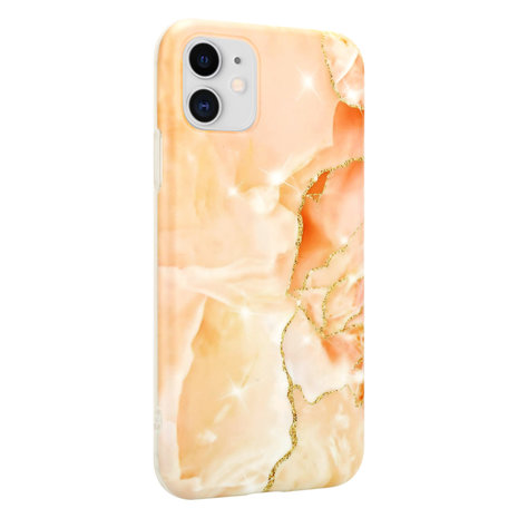ShieldCase ShieldCase Coque iPhone 11 Peachy Dreamy Marble ShieldCase ShieldCase Coque iPhone 11 Peachy Dreamy Marble