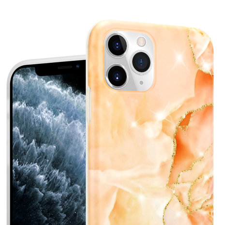 ShieldCase ShieldCase Coque iPhone 11 Pro Peachy Dreamy Marble ShieldCase ShieldCase Coque iPhone 11 Pro Peachy Dreamy Marble