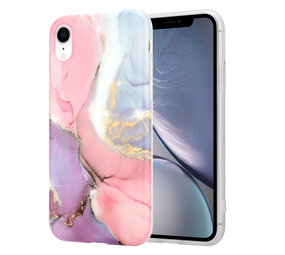 ShieldCase Coque iPhone Xr Lovely Lila Marble
