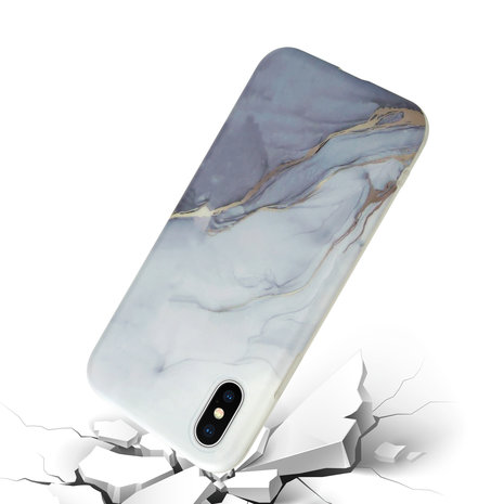 ShieldCase ShieldCase Coque iPhone X / Xs Grey Anyway Marble ShieldCase ShieldCase Coque iPhone X / Xs Grey Anyway Marble
