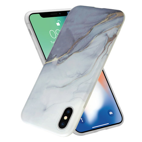 ShieldCase ShieldCase Coque iPhone X / Xs Grey Anyway Marble ShieldCase ShieldCase Coque iPhone X / Xs Grey Anyway Marble
