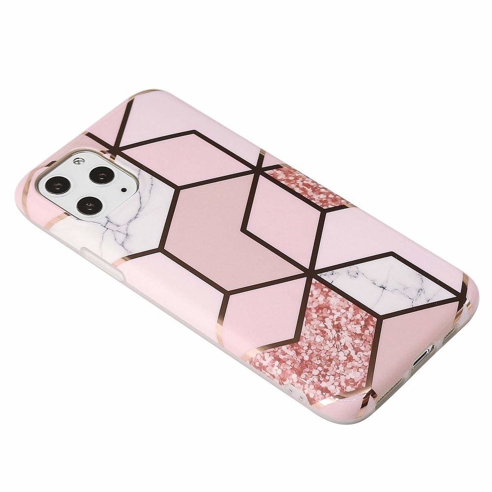 ShieldCase ShieldCase Coque iPhone 12 Pro Max marbre (rose) ShieldCase ShieldCase Coque iPhone 12 Pro Max marbre (rose)