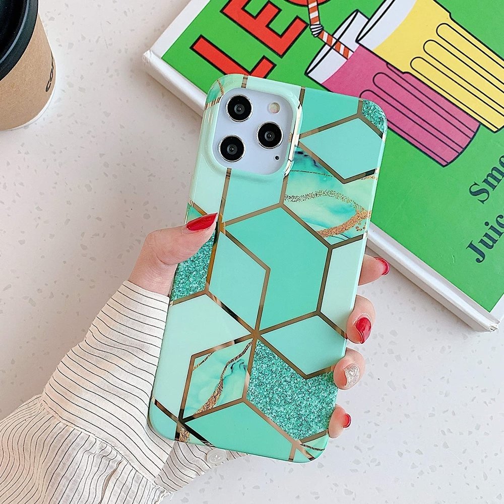 ShieldCase ShieldCase Coque iPhone 12 Pro Max marbre (vert) ShieldCase ShieldCase Coque iPhone 12 Pro Max marbre (vert)