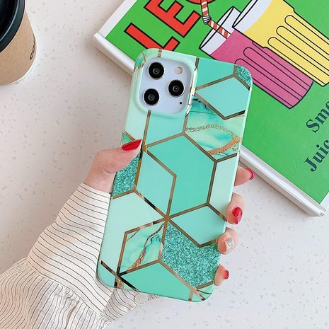 ShieldCase ShieldCase Coque iPhone 12 Pro Max marbre (vert) ShieldCase ShieldCase Coque iPhone 12 Pro Max marbre (vert)