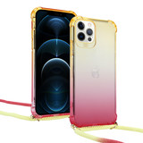 ShieldCase Coque avec cordon iPhone 12 Pro Max (jaune/rose) ShieldCase Coque avec cordon iPhone 12 Pro Max (jaune/rose)