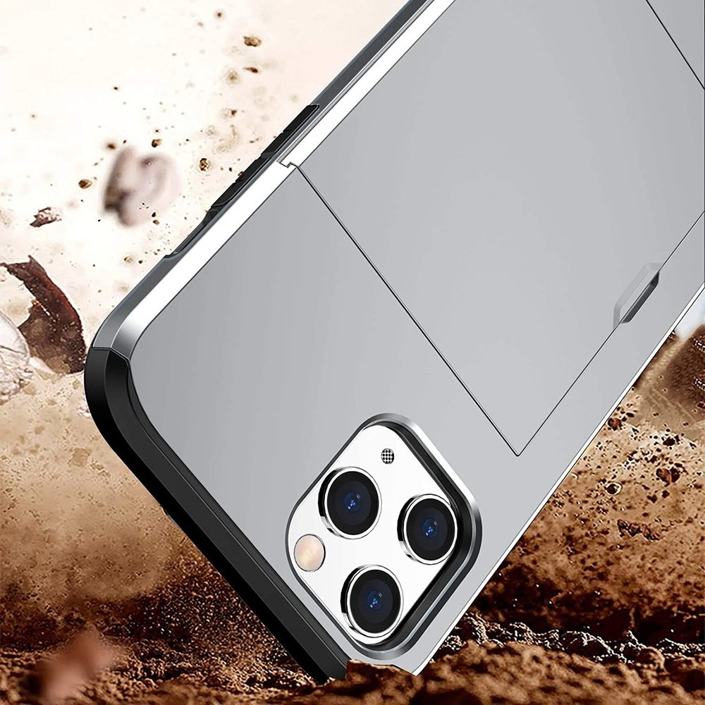 ShieldCase ShieldCase Coque cartes Slide iPhone 12 Pro Max 6,7 pouces (argent) ShieldCase ShieldCase Coque cartes Slide iPhone 12 Pro Max 6,7 pouces (argent)