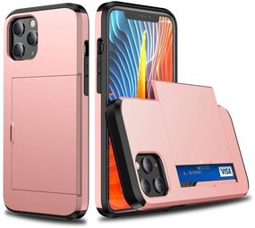 ShieldCase Coque cartes Slide iPhone 12 Pro Max 6,7 pouces (rose) ShieldCase Coque cartes Slide iPhone 12 Pro Max 6,7 pouces (rose)