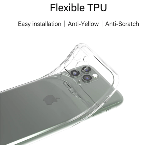 ShieldCase ShieldCase Coque silicone avec protection caméra iPhone 12 Pro Max (transparent)