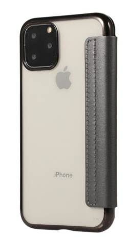 ShieldCase ShieldCase Étui à rabat galvanisé iPhone 12 Pro Max (noir) ShieldCase ShieldCase Étui à rabat galvanisé iPhone 12 Pro Max (noir)