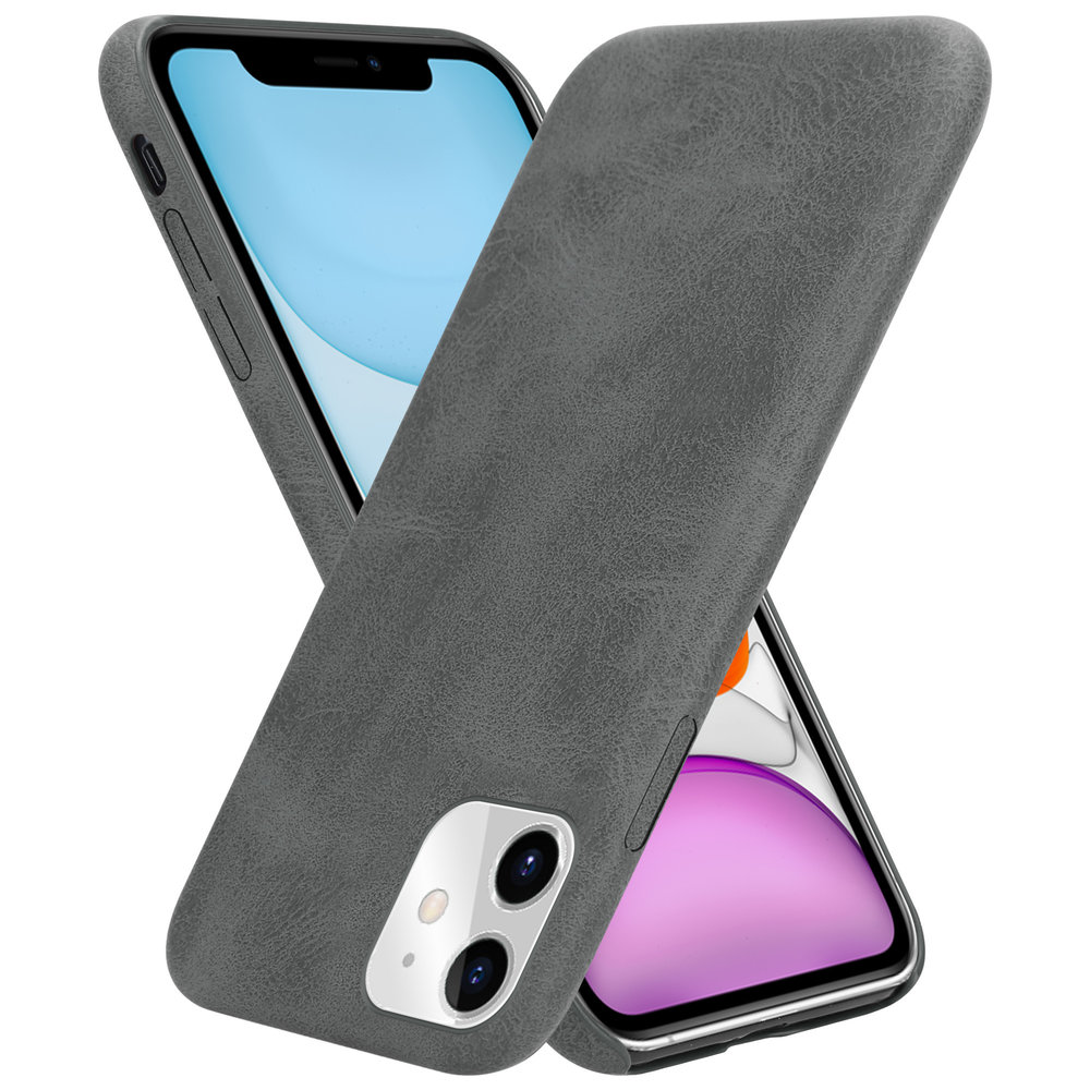 ShieldCase ShieldCase Coque cuir iPhone 12 Pro Max (gris) ShieldCase ShieldCase Coque cuir iPhone 12 Pro Max (gris)