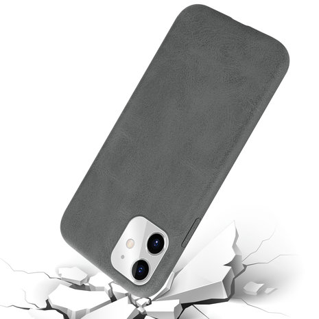 ShieldCase ShieldCase Coque cuir iPhone 12 Pro Max (gris) ShieldCase ShieldCase Coque cuir iPhone 12 Pro Max (gris)