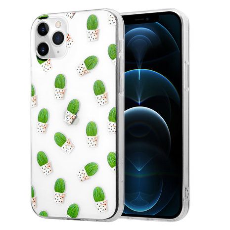 ShieldCase ShieldCase Coque iPhone 12 Pro Max Cute Catcus ShieldCase ShieldCase Coque iPhone 12 Pro Max Cute Catcus