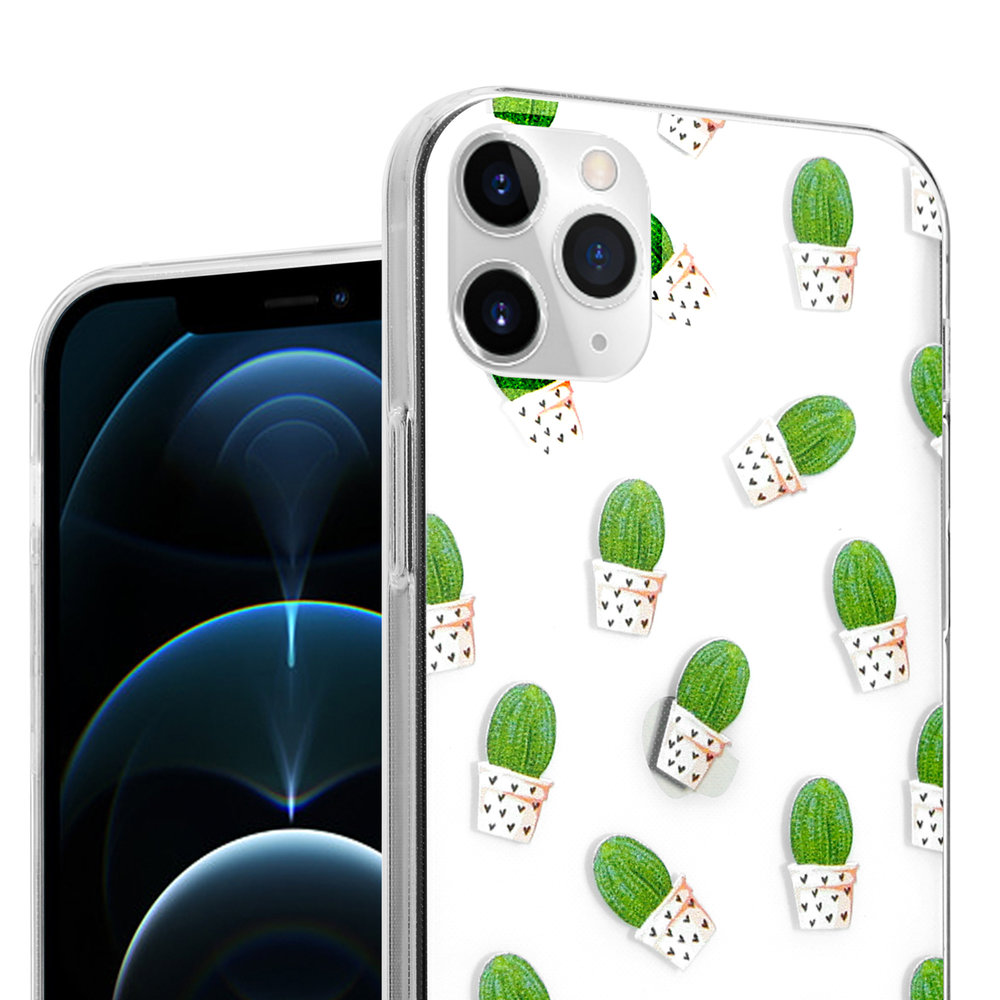 ShieldCase ShieldCase Coque iPhone 12 Pro Max Cute Catcus ShieldCase ShieldCase Coque iPhone 12 Pro Max Cute Catcus