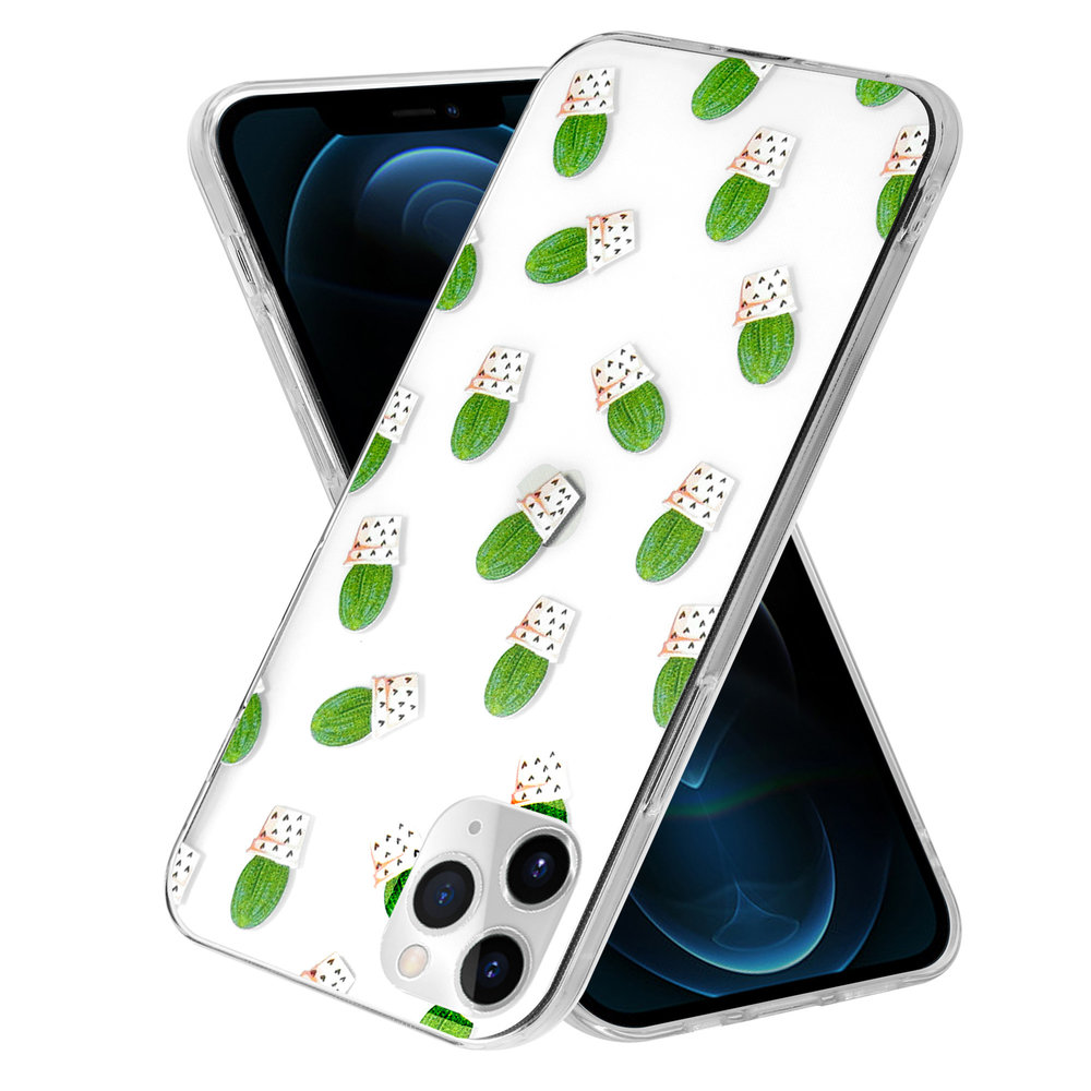 ShieldCase ShieldCase Coque iPhone 12 Pro Max Cute Catcus ShieldCase ShieldCase Coque iPhone 12 Pro Max Cute Catcus