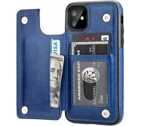 ShieldCase Étui portefeuille iPhone 12 Mini (bleu)