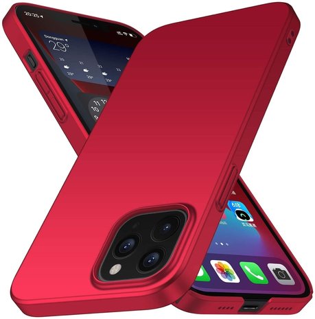 ShieldCase ShieldCase Coque ultra fine iPhone 12 Pro (rouge) ShieldCase ShieldCase Coque ultra fine iPhone 12 Pro (rouge)