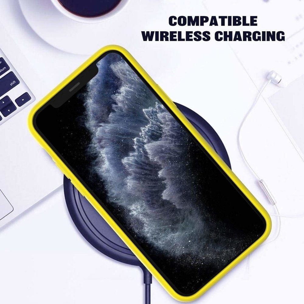 ShieldCase ShieldCase Coque silicone iPhone 12 Pro (jaune) ShieldCase ShieldCase Coque silicone iPhone 12 Pro (jaune)