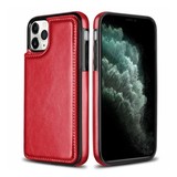 ShieldCase Étui portefeuille iPhone 12 Pro (rouge)