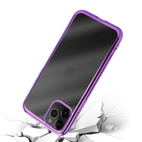 ShieldCase ShieldCase Coque Bumper Métallique iPhone 12 Pro (violet) ShieldCase ShieldCase Coque Bumper Métallique iPhone 12 Pro (violet)