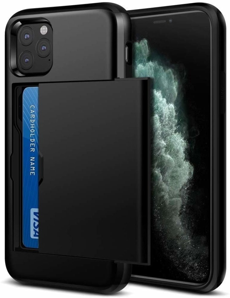 ShieldCase ShieldCase Coque cartes slider iPhone 12 Pro (noir) ShieldCase ShieldCase Coque cartes slider iPhone 12 Pro (noir)