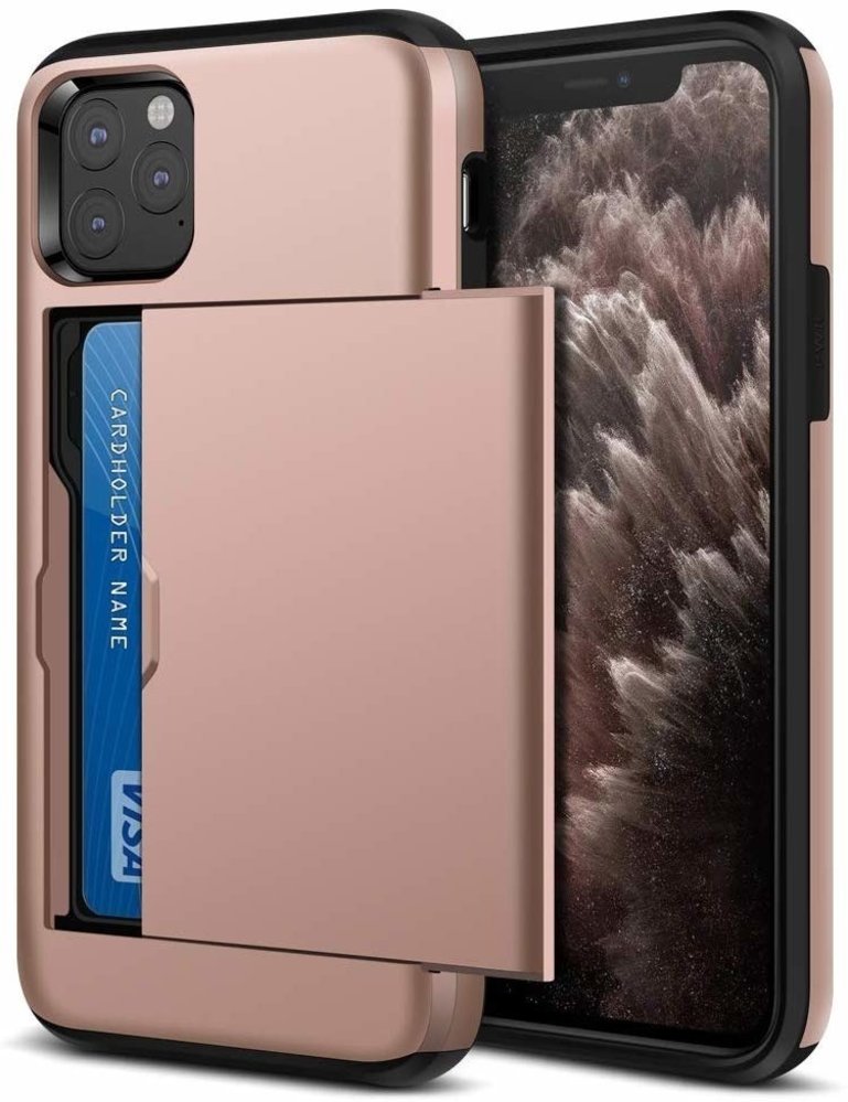 ShieldCase ShieldCase Coque cartes slider iPhone 12 Pro (rose) ShieldCase ShieldCase Coque cartes slider iPhone 12 Pro (rose)