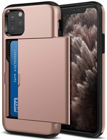 ShieldCase ShieldCase Coque cartes slider iPhone 12 Pro (rose) ShieldCase ShieldCase Coque cartes slider iPhone 12 Pro (rose)