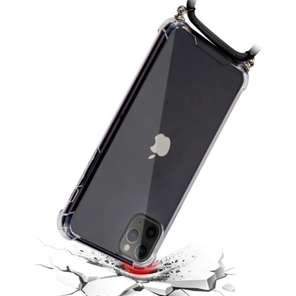 ShieldCase ShieldCase Coque antichoc avec cordon iPhone 12 Pro (transparent) ShieldCase ShieldCase Coque antichoc avec cordon iPhone 12 Pro (transparent)