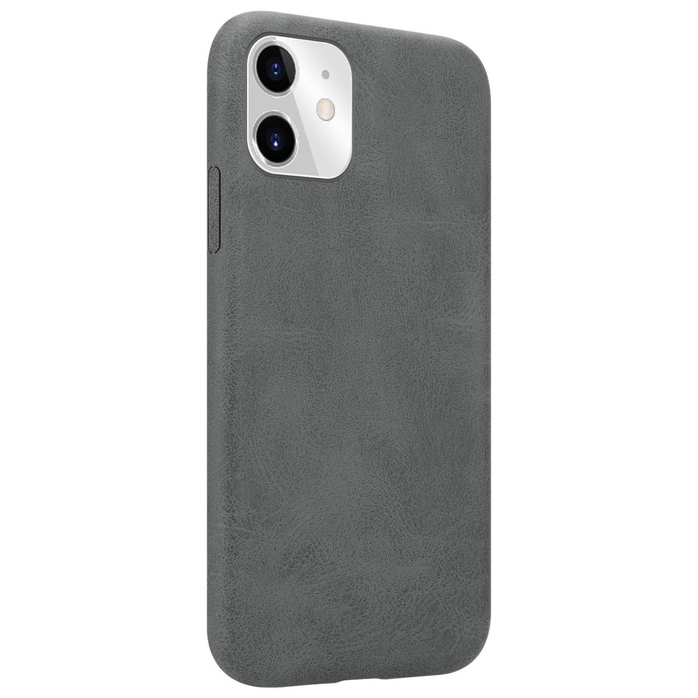 ShieldCase ShieldCase Coque cuir  iPhone 12 Pro (gris) ShieldCase ShieldCase Coque cuir  iPhone 12 Pro (gris)