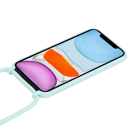 ShieldCase ShieldCase Coque avec cordon iPhone 12 Mini (menthe) ShieldCase ShieldCase Coque avec cordon iPhone 12 Mini (menthe)