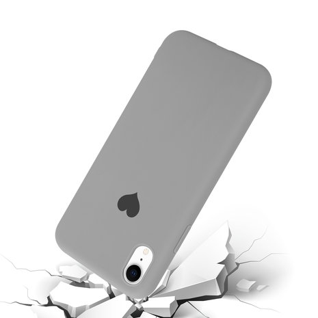 ShieldCase ShieldCase Coque silicone LOVE iPhone Xr (gris) ShieldCase ShieldCase Coque silicone LOVE iPhone Xr (gris)