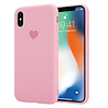ShieldCase ShieldCase Coque silicone LOVE iPhone X / Xs (rose) ShieldCase ShieldCase Coque silicone LOVE iPhone X / Xs (rose)