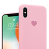 ShieldCase ShieldCase Coque silicone LOVE iPhone X / Xs (rose) ShieldCase ShieldCase Coque silicone LOVE iPhone X / Xs (rose)