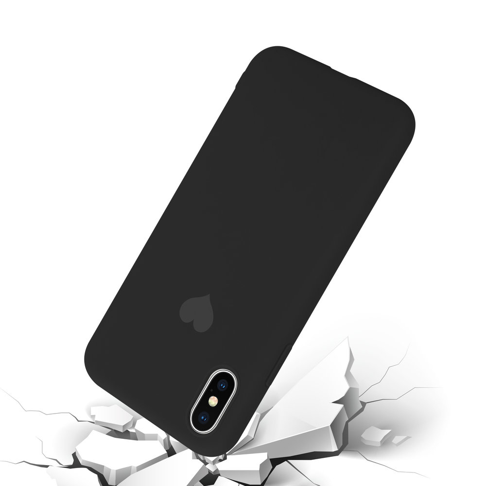 ShieldCase ShieldCase Coque silicone LOVE iPhone X / Xs (noir)