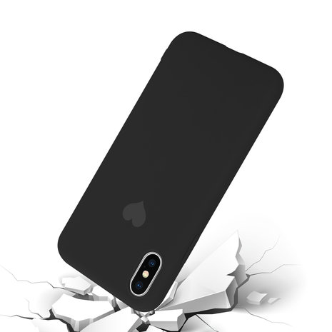 ShieldCase ShieldCase Coque silicone LOVE iPhone X / Xs (noir)