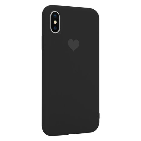 ShieldCase ShieldCase Coque silicone LOVE iPhone X / Xs (noir)