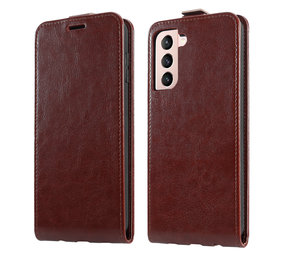 ShieldCase Étui à rabat Samsung Galaxy S21 (marron)