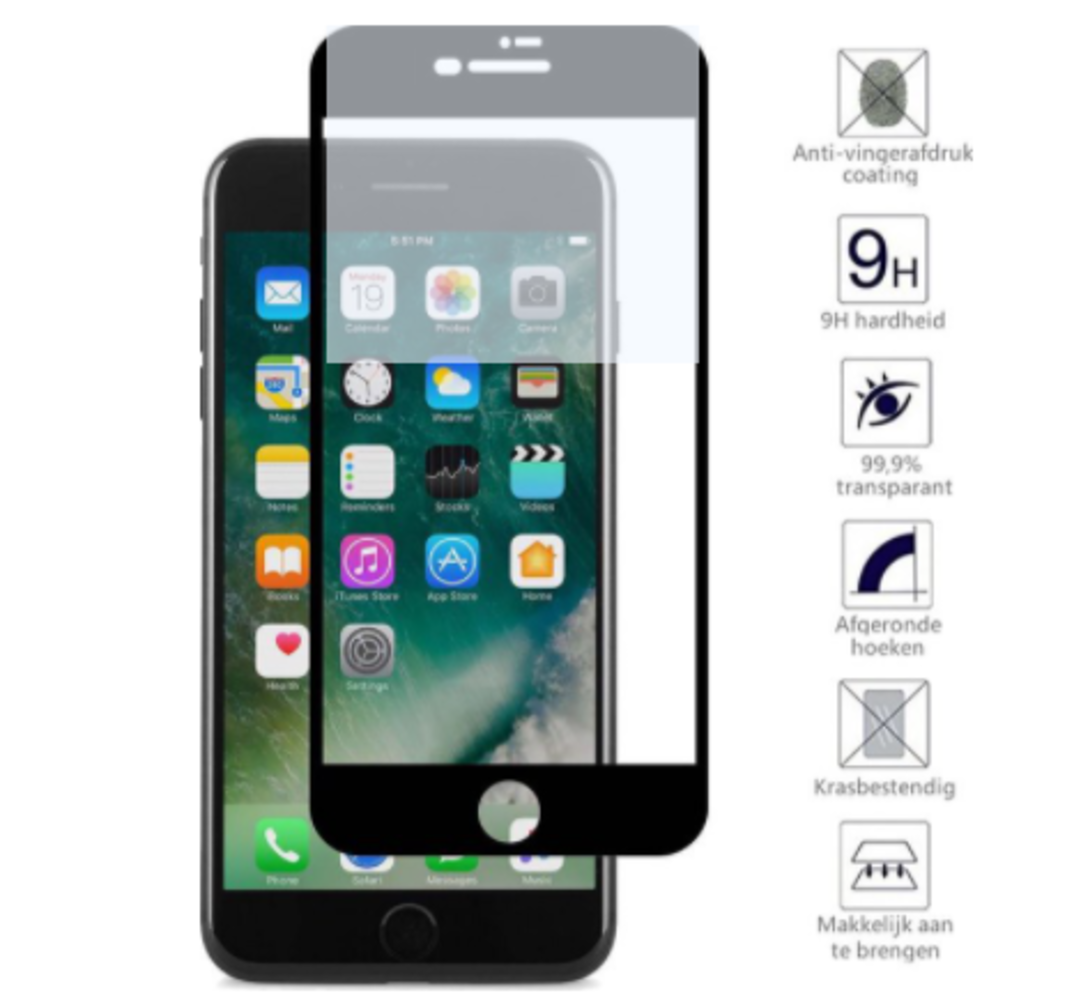 ShieldCase ShieldCase Protecteur d'écran en verre trempé (3D) iPhone SE 2020 ShieldCase ShieldCase Protecteur d'écran en verre trempé (3D) iPhone SE 2020