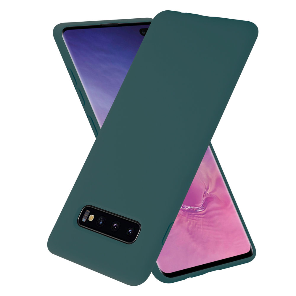 ShieldCase ShieldCase Coque silicone Samsung Galaxy S10 Plus (vert foncé)