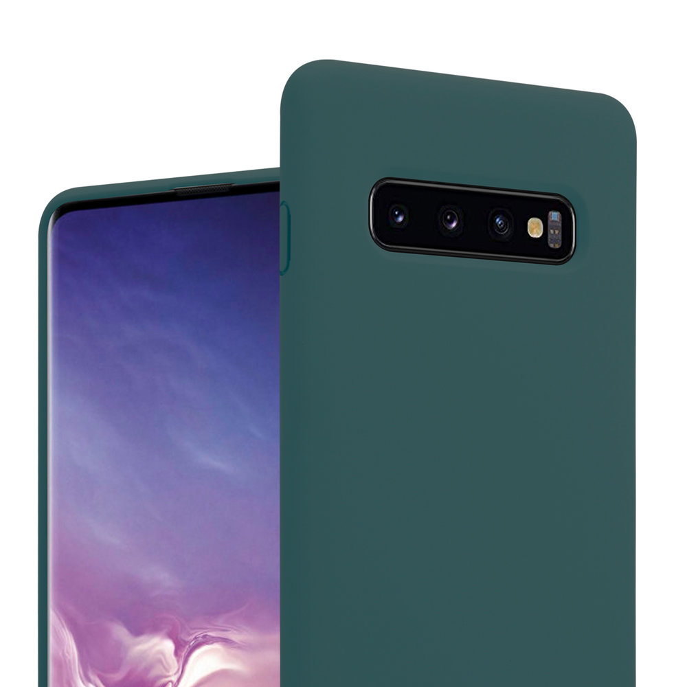 ShieldCase ShieldCase Coque silicone Samsung Galaxy S10 Plus (vert foncé)