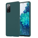 ShieldCase Coque silicone Samsung Galaxy S20 FE (vert foncé)