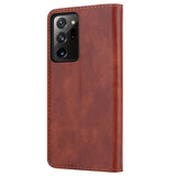ShieldCase Étui portefeuille Samsung Galaxy Note 20 Ultra (marron)