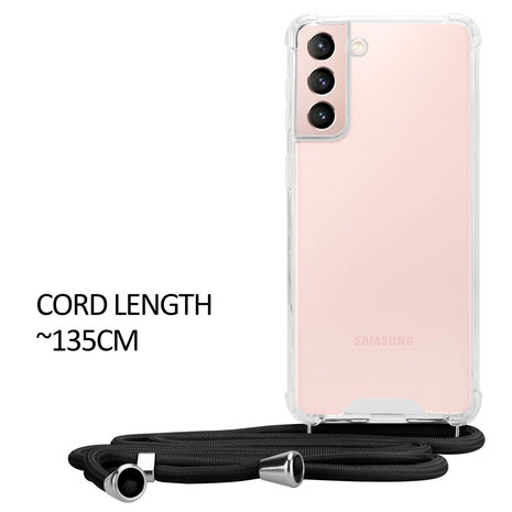 ShieldCase ShieldCase Coque antichoc avec cordon Samsung Galaxy S21 (transparent) ShieldCase ShieldCase Coque antichoc avec cordon Samsung Galaxy S21 (transparent)