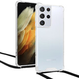 ShieldCase Coque anitchoc avec cordon Samsung Galaxy S21 Ultra (transparent)