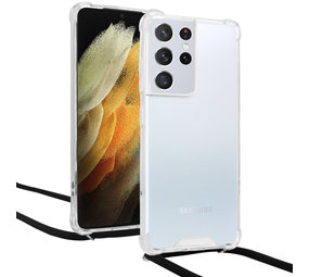 ShieldCase Coque anitchoc avec cordon Samsung Galaxy S21 Ultra (transparent)