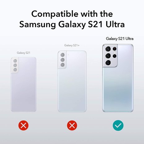 ShieldCase ShieldCase Coque anitchoc avec cordon Samsung Galaxy S21 Ultra (transparent)