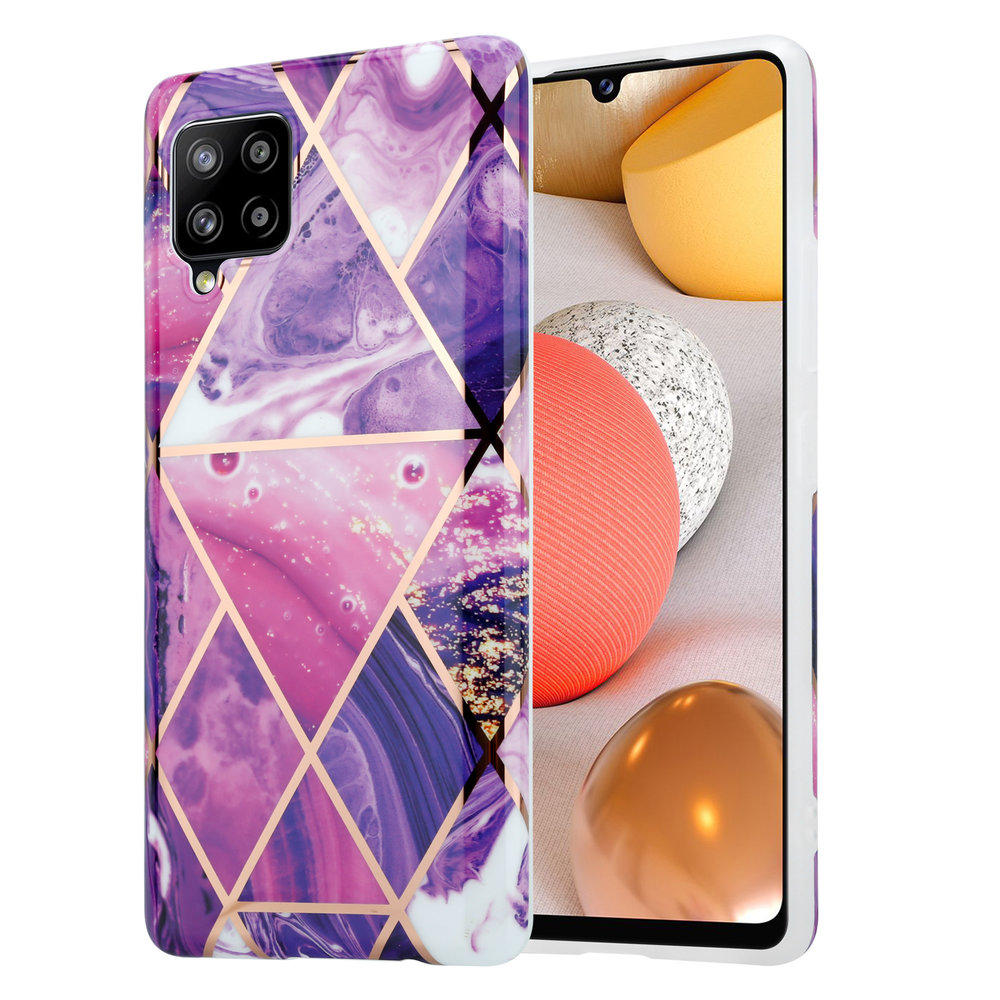 ShieldCase ShieldCase Coque Samsung A42 marbre (violet) ShieldCase ShieldCase Coque Samsung A42 marbre (violet)